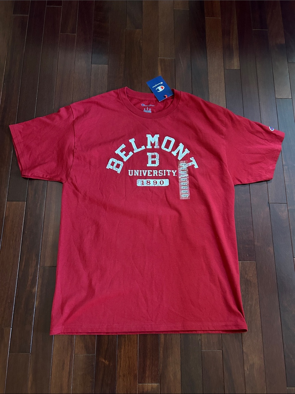 Champion Belmont University Red Graphic Tee - Picture 2 of 6